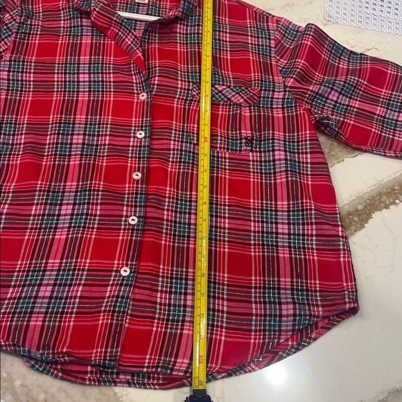 Victoria's Secret Red and Black Plaid Pajama Set - Picture 11 of 12